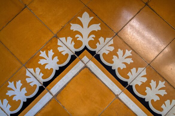 Tile work that has passed the test of time in old town Mazatlan.