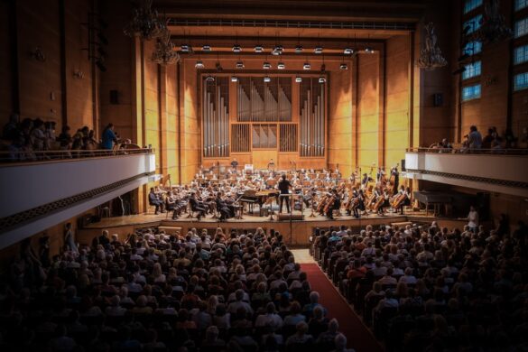Orchestra in concert