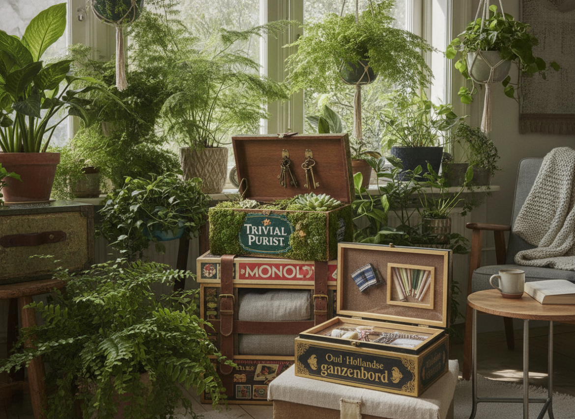Oude gezelschapsspellen upcyclen tot originele opbergdozen